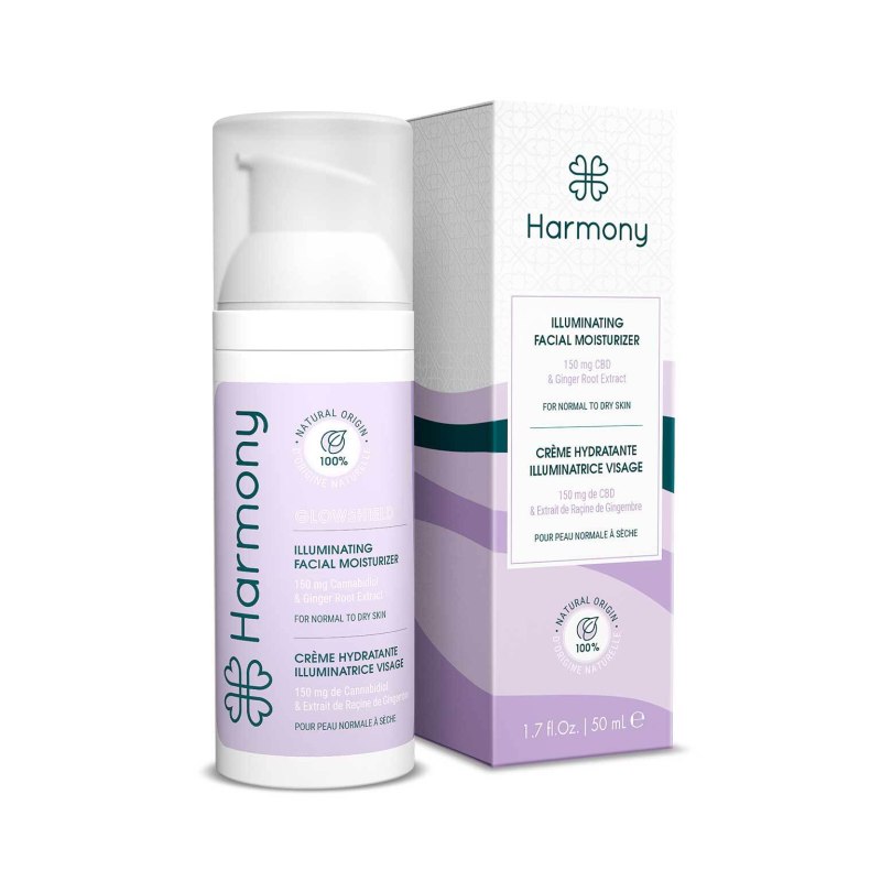 CRÈME HYDRATANTE VISAGE AU CBD - GLOWSHIELD