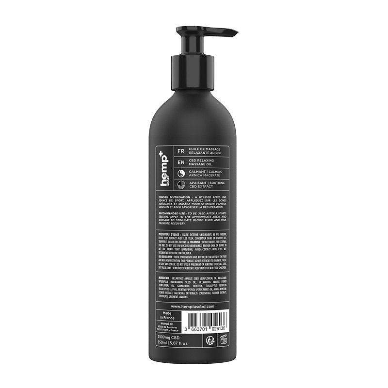 Huile Relaxante - Hemp+ Sport