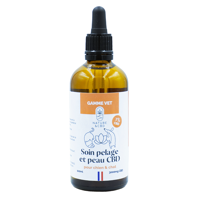 SOIN PEAU ET PELAGE CBD 3% - CHIEN & CHAT