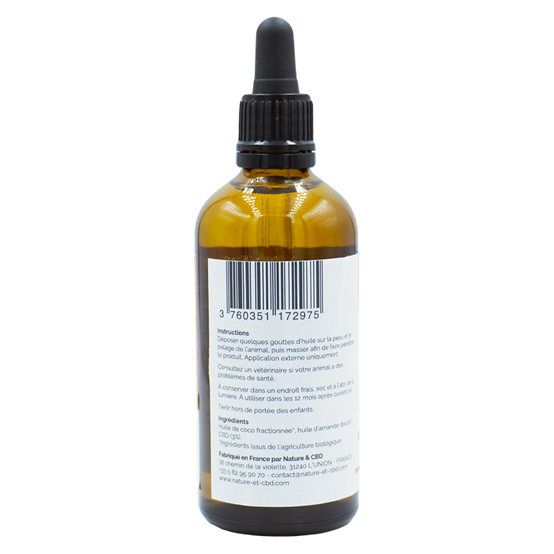 SOIN PEAU ET PELAGE CBD 3% - CHIEN & CHAT