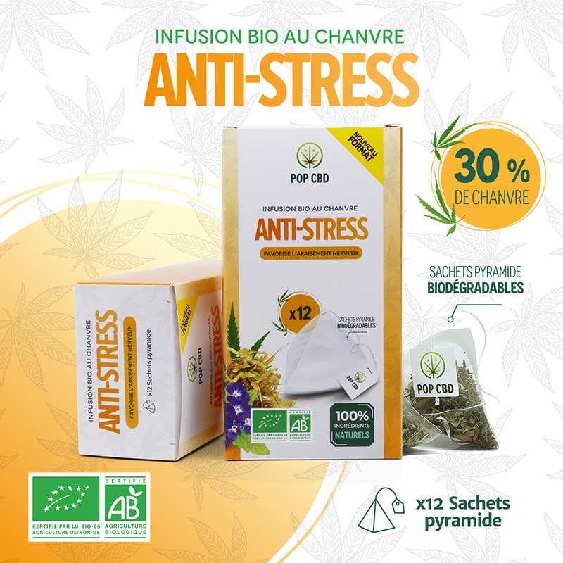 INFUSION ANTI-STRESS EN SACHET PYRAMIDE