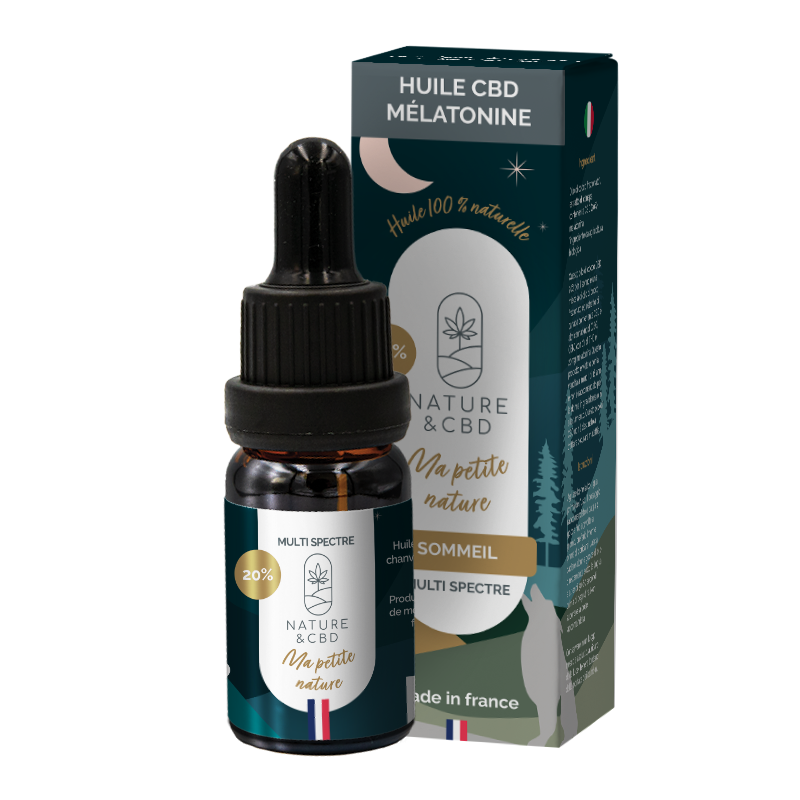 HUILE CBD MÉLATONINE - MA PETITE NATURE 20%