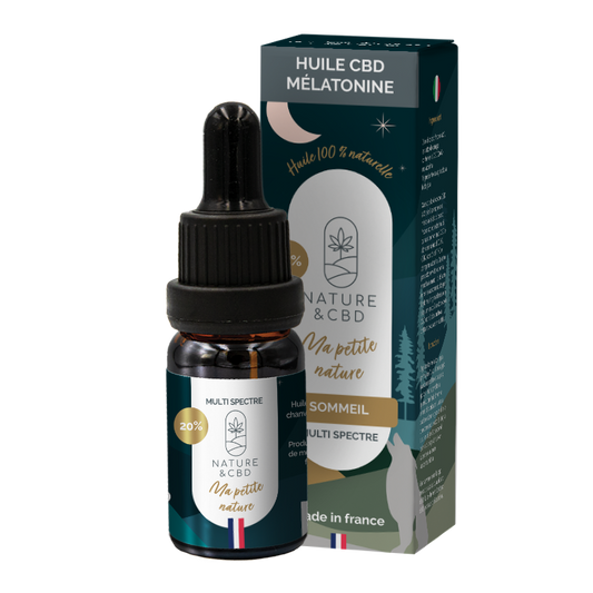 HUILE CBD MÉLATONINE - MA PETITE NATURE 20%