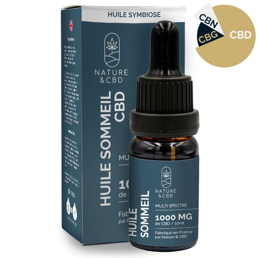 HUILE SOMMEIL AU CBD - SYMBIOSE