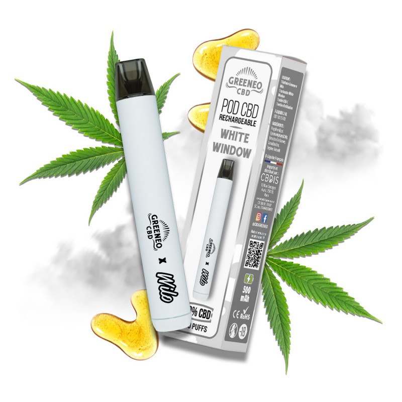 POD CBD RECHARGEABLE WHITE WIDOW