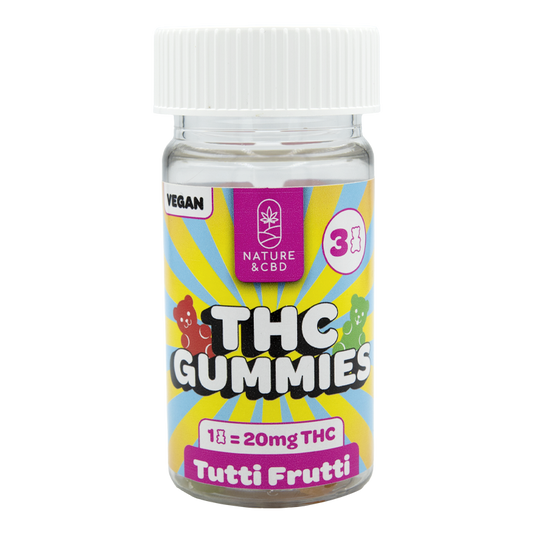 THC Gummies 20mg x 3 - Tutti Frutti