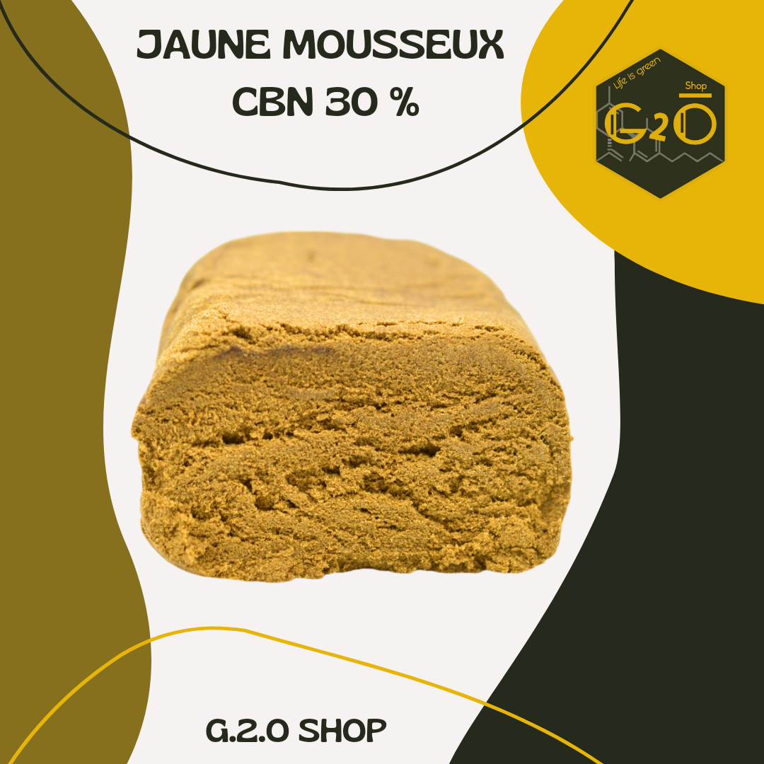 RÉSINE JAUNE MOUSSEUX CBN 30%